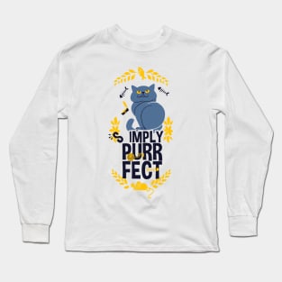 Simply purr-fect Long Sleeve T-Shirt